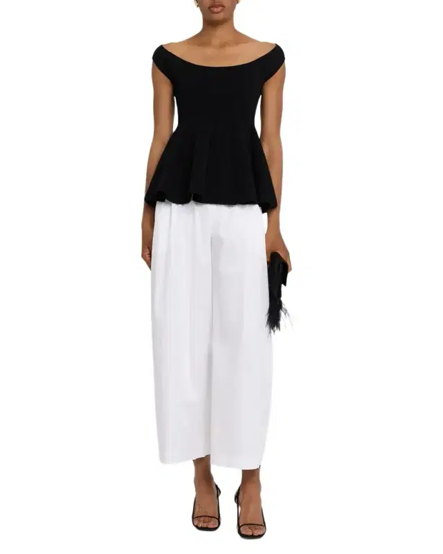 Altuzarra Wilson Double-Pleated Wide-Leg Ankle Pants