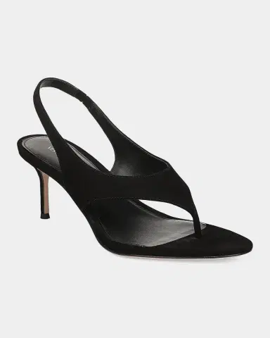 Veronica Beard 65mm Talon Suede Slingback Sandals | Thumbnail 3