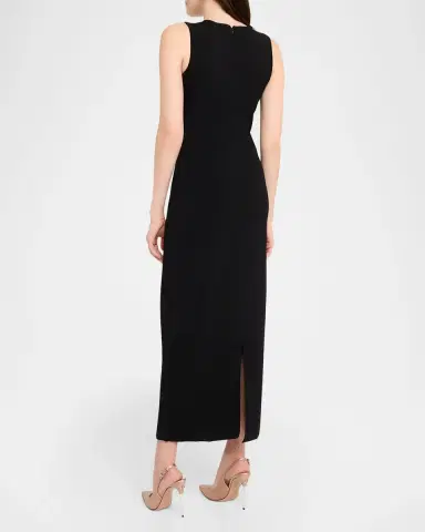 Lela Rose Crochet Applique Knit Dress | Thumbnail 2