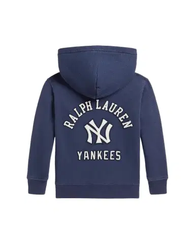 Polo Ralph Lauren Boy's Yankees Cotton Fleece Hoodie, Size S-X | Thumbnail 1 Polo Ralph Lauren Boy's Yankees Cotton Fleece Hoodie, Size S-X | Thumbnail 1
