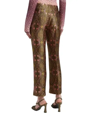 Etro Geo Brocade Straight-Leg Ankle Trousers | Thumbnail 1 Etro Geo Brocade Straight-Leg Ankle Trousers | Thumbnail 1