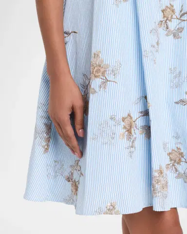 Aknvas D 'Orsay Embellished Poplin Dress | Thumbnail 5 Aknvas D 'Orsay Embellished Poplin Dress | Thumbnail 5