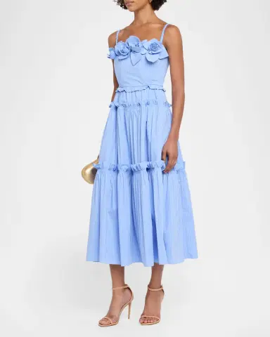Aknvas Rach Pinstripe Poplin Midi Dress | Thumbnail 3 Aknvas Rach Pinstripe Poplin Midi Dress | Thumbnail 3