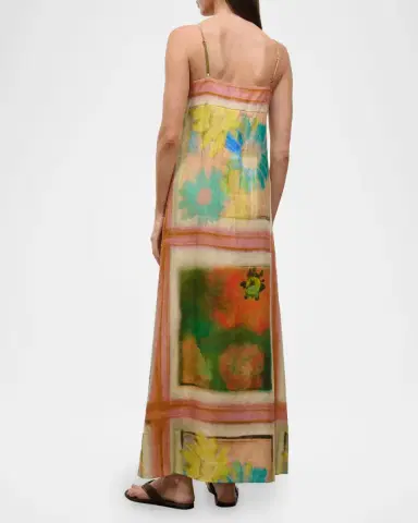 Staud Laura Linen Maxi Dress | Thumbnail 2 Staud Laura Linen Maxi Dress | Thumbnail 2