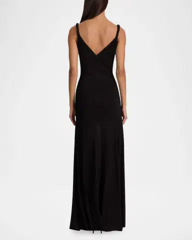 Alice + Olivia Bianca Twist-Strap Maxi Dress | Thumbnail 2