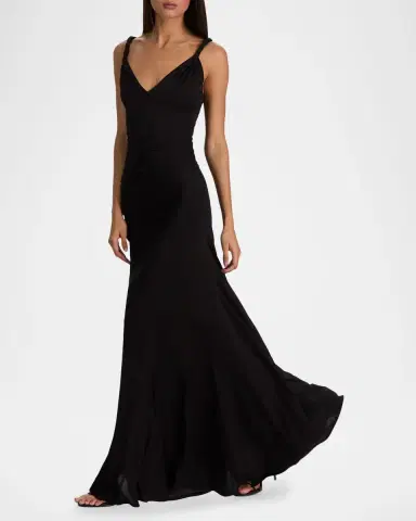 Alice + Olivia Bianca Twist-Strap Maxi Dress | Thumbnail 5