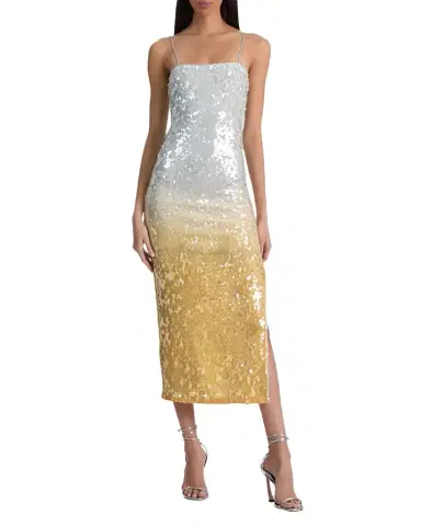 ALICE + OLIVIA Fifi Sequined Midi Dress | Thumbnail 1