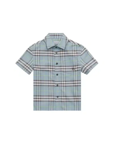 Burberry Boy's Billy Check Cotton Oxford Shirt | Thumbnail 1