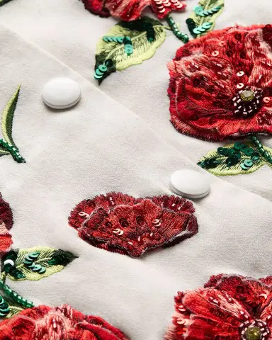 ALICE + OLIVIA Keri Embellished Varsity Jacket | Thumbnail 4 ALICE + OLIVIA Keri Embellished Varsity Jacket | Thumbnail 4