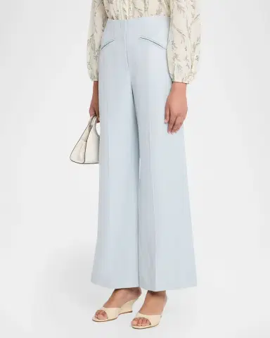Veronica Beard Cassidee Wide-Leg Pants | Thumbnail 3 Veronica Beard Cassidee Wide-Leg Pants | Thumbnail 3