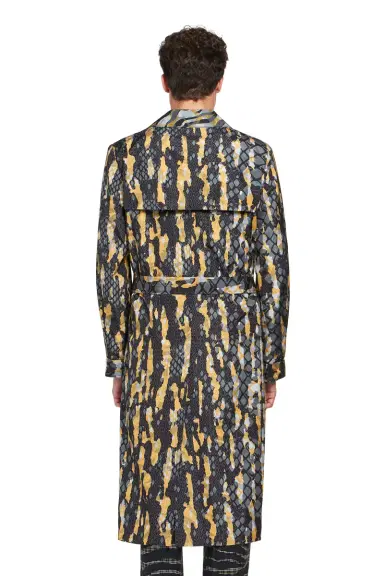 Roberto Cavalli Tiger Twiga + Camo print belted coat | Thumbnail 3 Roberto Cavalli Tiger Twiga + Camo print belted coat | Thumbnail 3