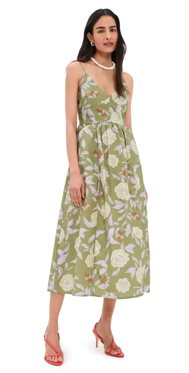 Vivien Dress Artichoke/Lilac Multi