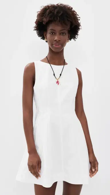 Madewell The Rylee Mini Dress White | Thumbnail 2 Madewell The Rylee Mini Dress White | Thumbnail 2