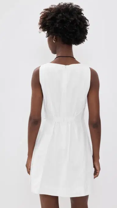 Madewell The Rylee Mini Dress White | Thumbnail 3 Madewell The Rylee Mini Dress White | Thumbnail 3