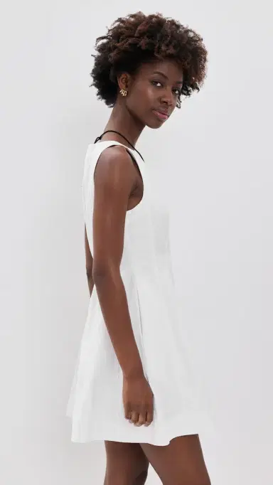 Madewell The Rylee Mini Dress White | Thumbnail 4 Madewell The Rylee Mini Dress White | Thumbnail 4