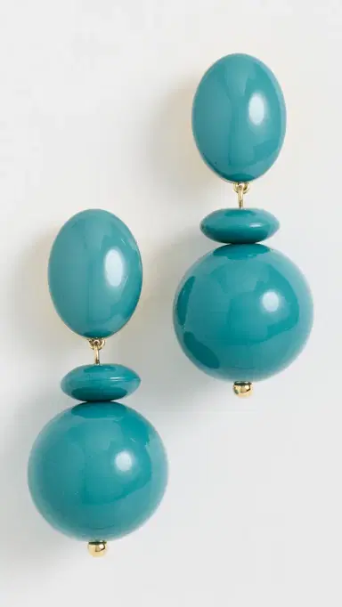 Lele Sadoughi Aventura Drop Earrings Turquoise One Size | Thumbnail 2