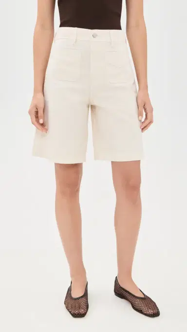 Veronica Beard Jean Carter Shorts Ecru 27 | Thumbnail 2