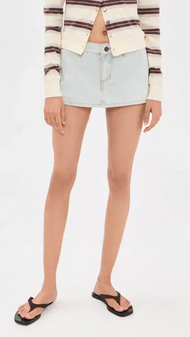 LIONESS Rhode Mini Skort Light Denim | Thumbnail 2 LIONESS Rhode Mini Skort Light Denim | Thumbnail 2