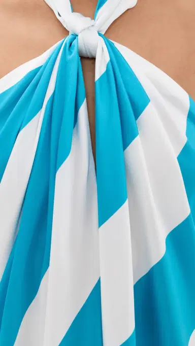 Ronny Kobo Chantell Dress Turquoise Ivory M | Thumbnail 6 Ronny Kobo Chantell Dress Turquoise Ivory M | Thumbnail 6