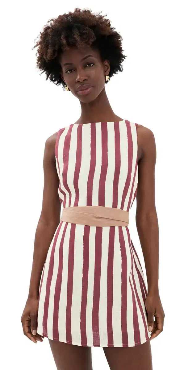 ea inen Mini Dress Burgundy