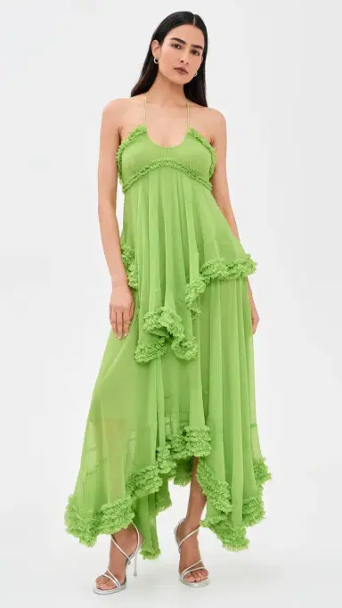 ALEXIS Midi Dress Laurel Green | Thumbnail 2