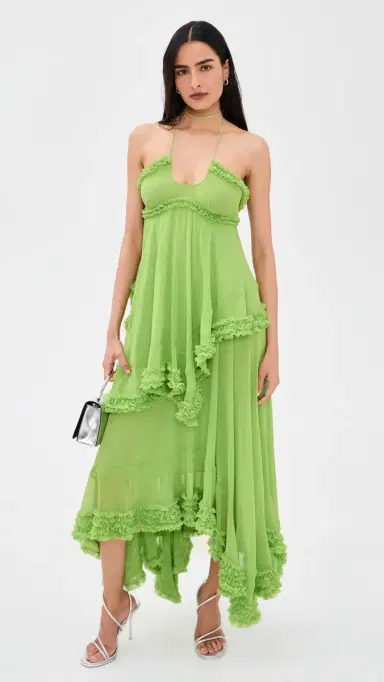 ALEXIS Midi Dress Laurel Green | Thumbnail 5