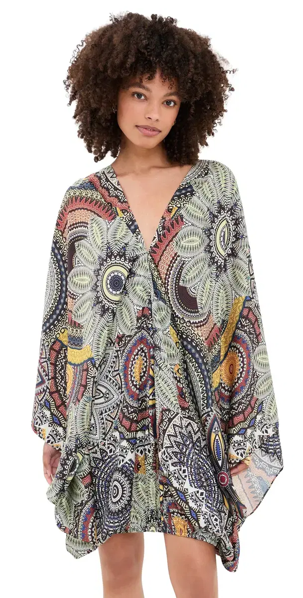 arivelle Caftan edallion Print