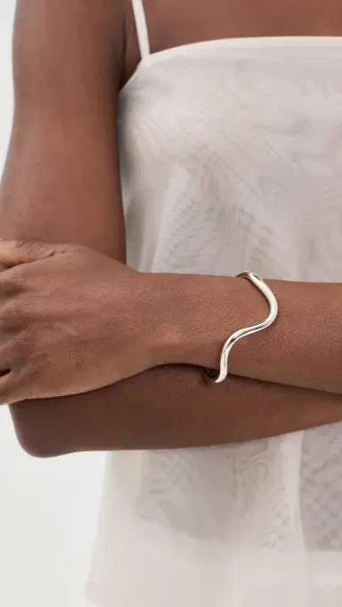 Madewell Sculptural Wiggle Cuff Warm | Thumbnail 3