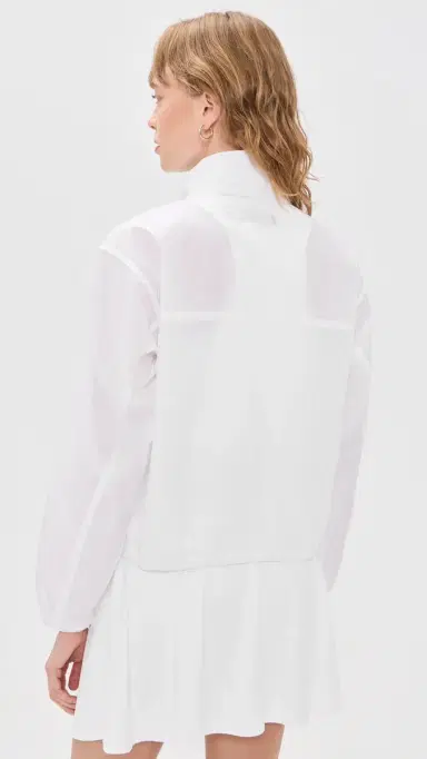 RLX Ralph Lauren Mock Neck Windbreaker Ceramic White XS | Thumbnail 3