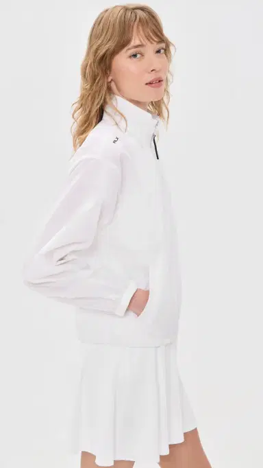 RLX Ralph Lauren Mock Neck Windbreaker Ceramic White XS | Thumbnail 4