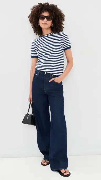 Suzie Kondi Symi Crew Neck Tee Navy/ Stripe | Thumbnail 5 Suzie Kondi Symi Crew Neck Tee Navy/ Stripe | Thumbnail 5