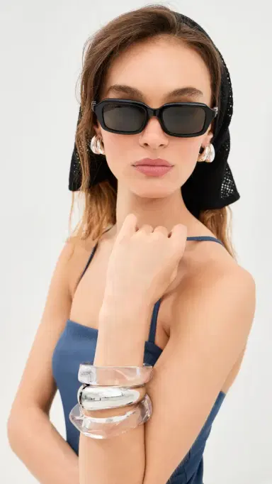 LE BOP Biarritz Bandana Black One Size | Thumbnail 3