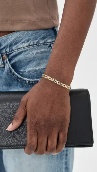 Jenny Bird Double Amalfi Bracelet High Polish Gold | Thumbnail 3