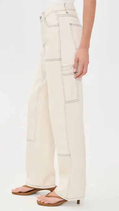 PARKE Carpenter Jeans Cream | Thumbnail 4 PARKE Carpenter Jeans Cream | Thumbnail 4