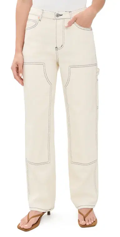 PARKE Carpenter Jeans Cream | Thumbnail 1 PARKE Carpenter Jeans Cream | Thumbnail 1