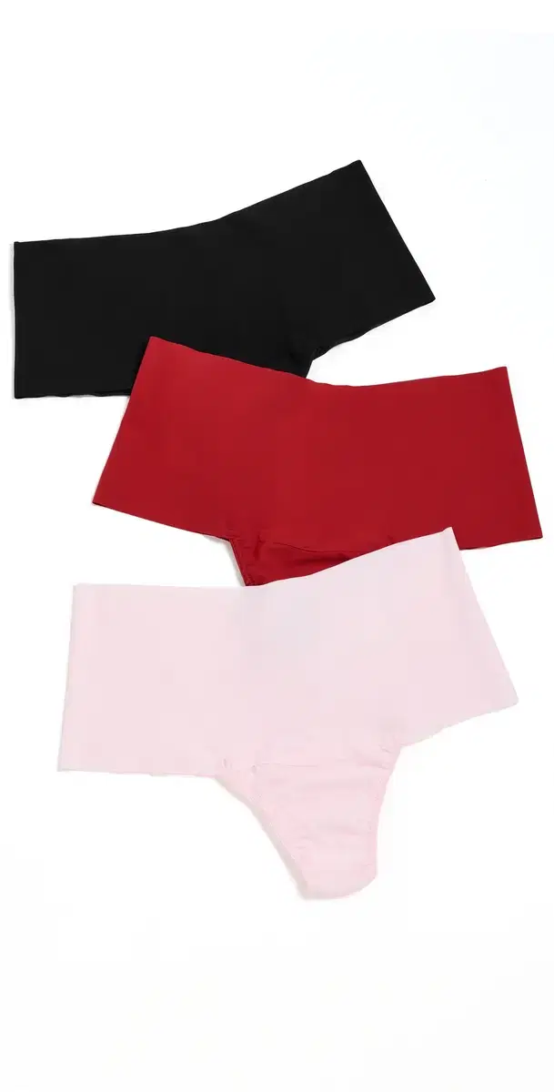 Hanky Panky Breatheoft High Rise Thongs 3 Pack Bbpc