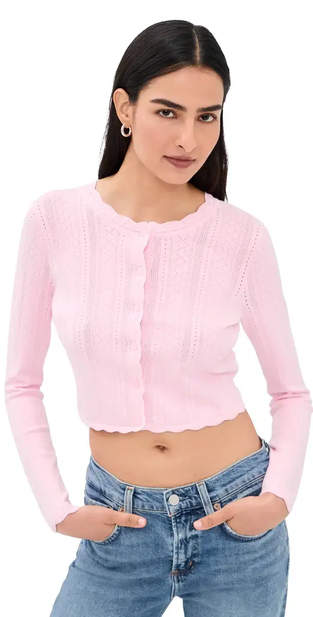 Nadiya Cardigan Candy Floss Pink
