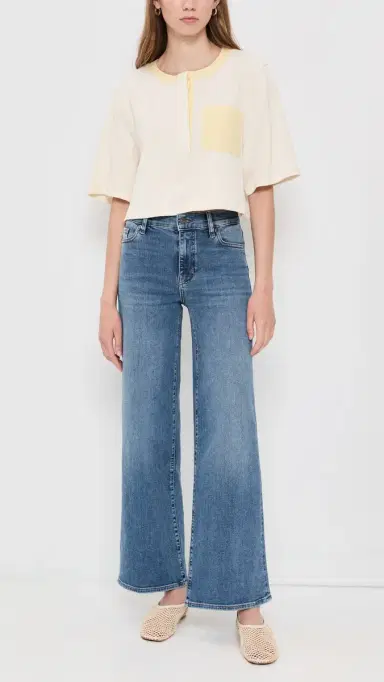 Frame Le Slim Palazzo Jeans | Thumbnail 5 Frame Le Slim Palazzo Jeans | Thumbnail 5