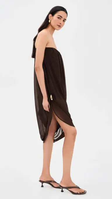 4th & Reckless Derry Dress Brown | Thumbnail 4