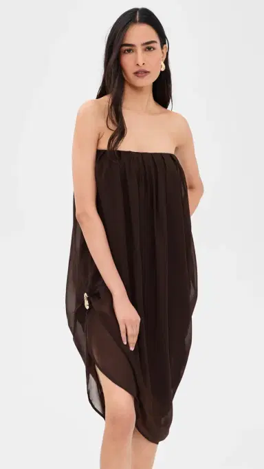 4th & Reckless Derry Dress Brown | Thumbnail 5