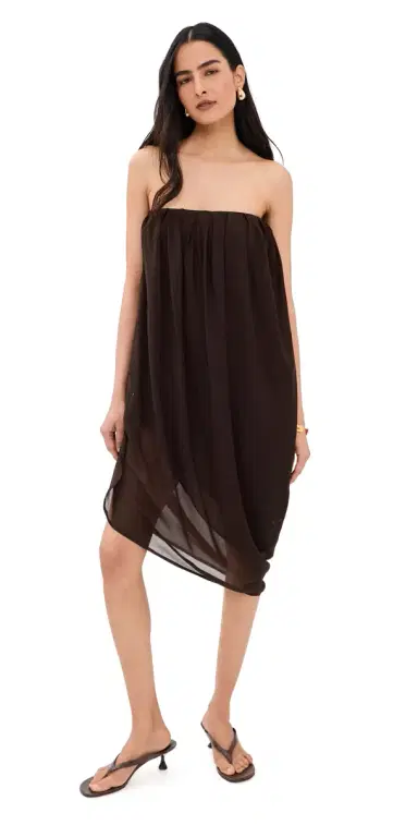 4th & Reckless Derry Dress Brown | Thumbnail 1