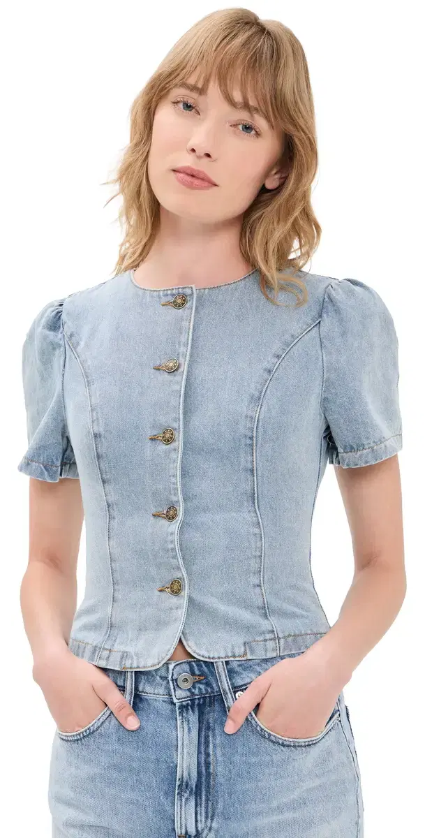 Femme Blouse ight Denim