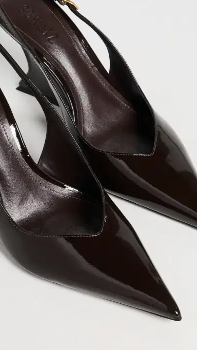 Schutz Siena Buckle Mules Dark Brown | Thumbnail 6