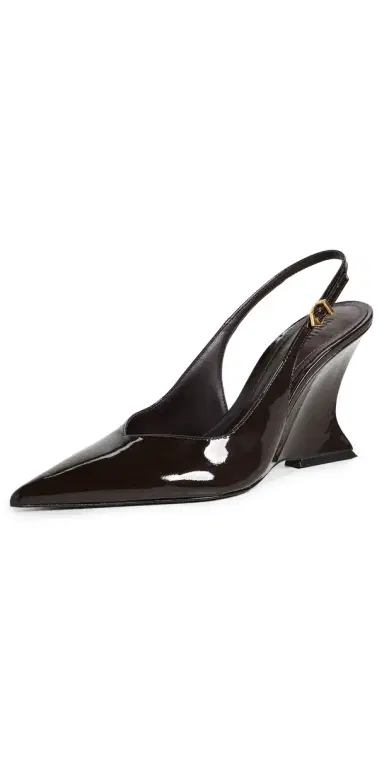 Schutz Siena Buckle Mules Dark Brown | Thumbnail 1