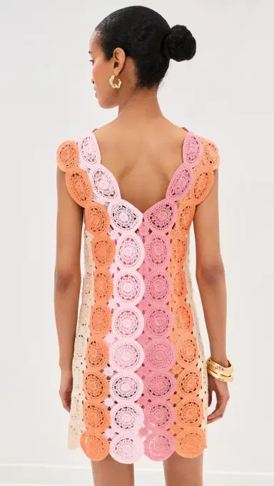 LE BOP Livia Mini Dress Pink Multi | Thumbnail 3
