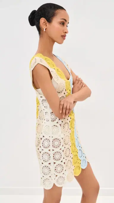 LE BOP Livia Mini Dress Citrine ulti | Thumbnail 4
