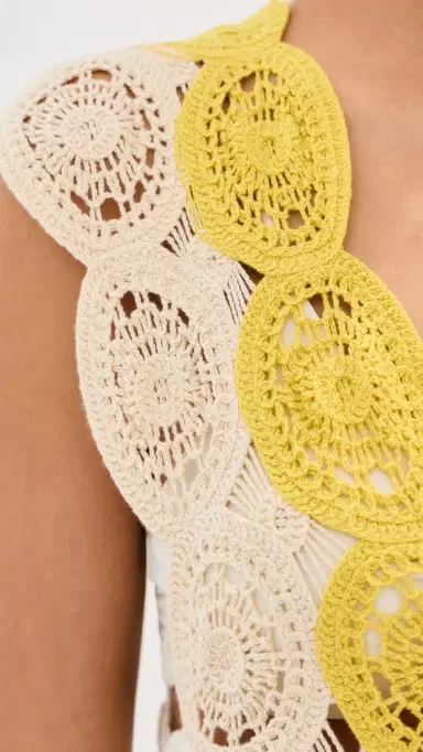 LE BOP Livia Mini Dress Citrine ulti | Thumbnail 6