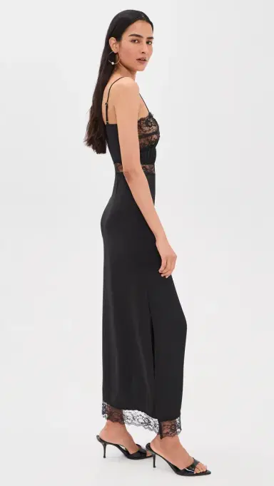 Lioness he Maxi Dress Noir | Thumbnail 4