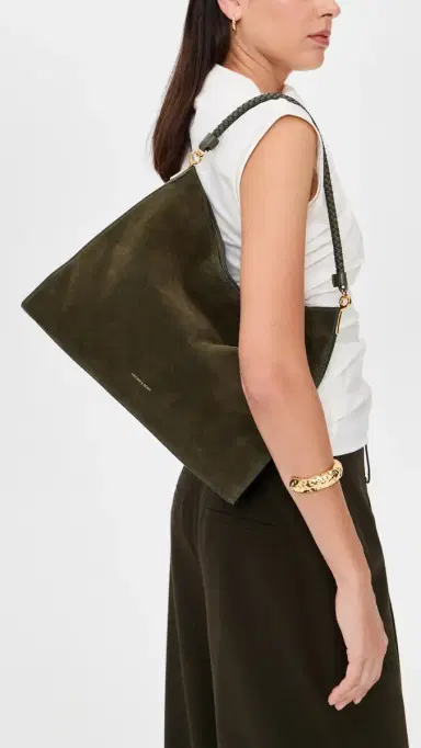 Veronica Beard Suede Vida Hobo Bag Cypress | Thumbnail 3 Veronica Beard Suede Vida Hobo Bag Cypress | Thumbnail 3