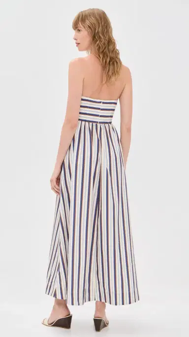 VRG GRL Sylvie Midi Dress Stripe | Thumbnail 3 VRG GRL Sylvie Midi Dress Stripe | Thumbnail 3